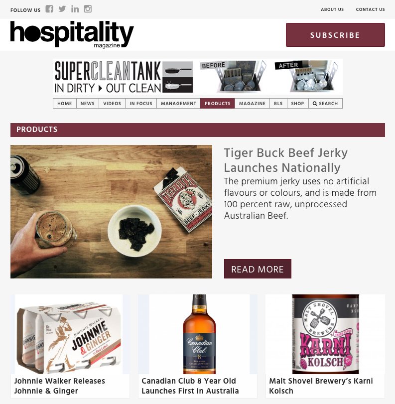 benjaminbcairns's tweet photo. #TigerBuck #BeefJerky launches nationally via @Hospitalityed @tigerbuckjerky https://t.co/j1hC4qKcqg https://t.co/7b8HUsTo5U