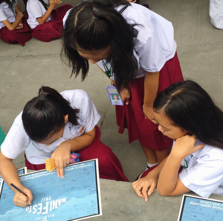 WF_Campus's tweet photo. Class Presidents, Leaders, &amp; SSG Officers of Sindalan High School received Jesus today!
The future is bright! https://t.co/ZIYt4Uj9IV