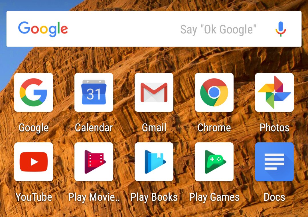 _andrewcraig's tweet image. Google&apos;s apps looking very monochrome with adaptive icons in #androido. Docs looks good though