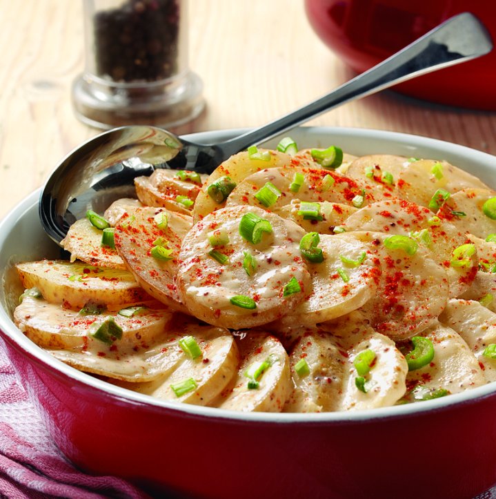 mygreatrecipes's tweet photo. The secret to this quick, warm #potato dish is a sweet #honey #mustard dressing that gives it plenty of flavor! https://t.co/NENcV7uzIv https://t.co/wgYG3v2KO7