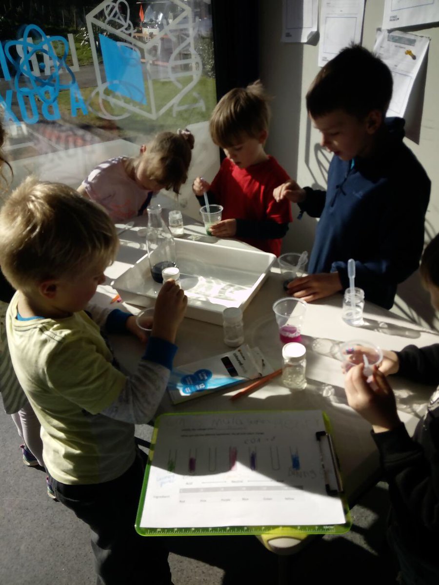 <a href="/labinaboxnz/">labinabox</a> at Makara Model School near Wellington today. Kids engaging with chemistry. Thanks @curiousmindsnz and <a href="/VicUniWgtn/">Te Herenga Waka—Victoria University of Wellington</a>