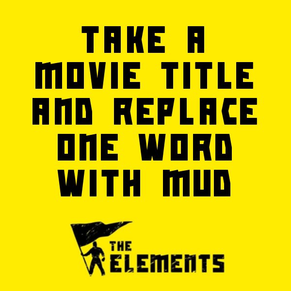 TheElementsocr's tweet photo. Let's give this a go! It's always a good chuckle. The dirtier the better!!! Get it? https://t.co/EyO17WOSZ3