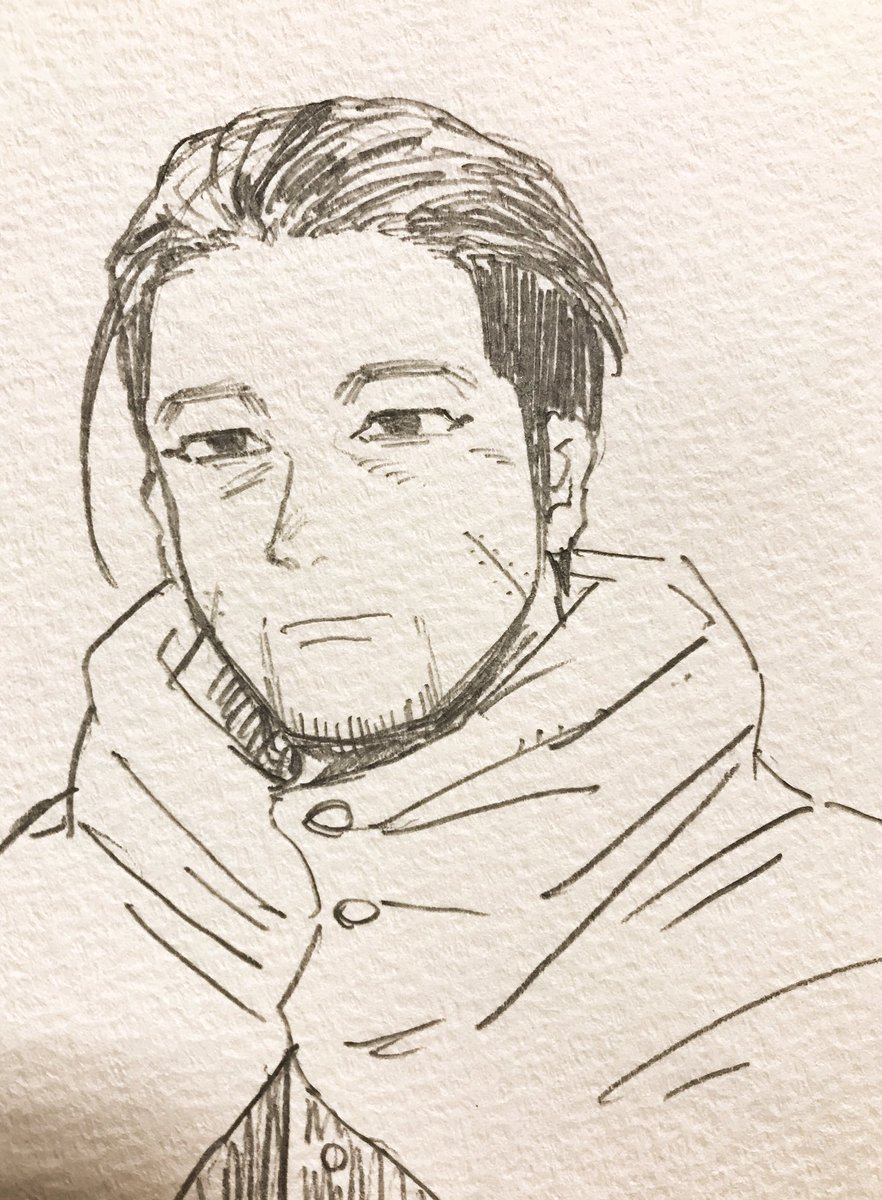 自分が描くと贅肉半端なくなりそうだなーとおもったらやっぱり丸くなったおがた 