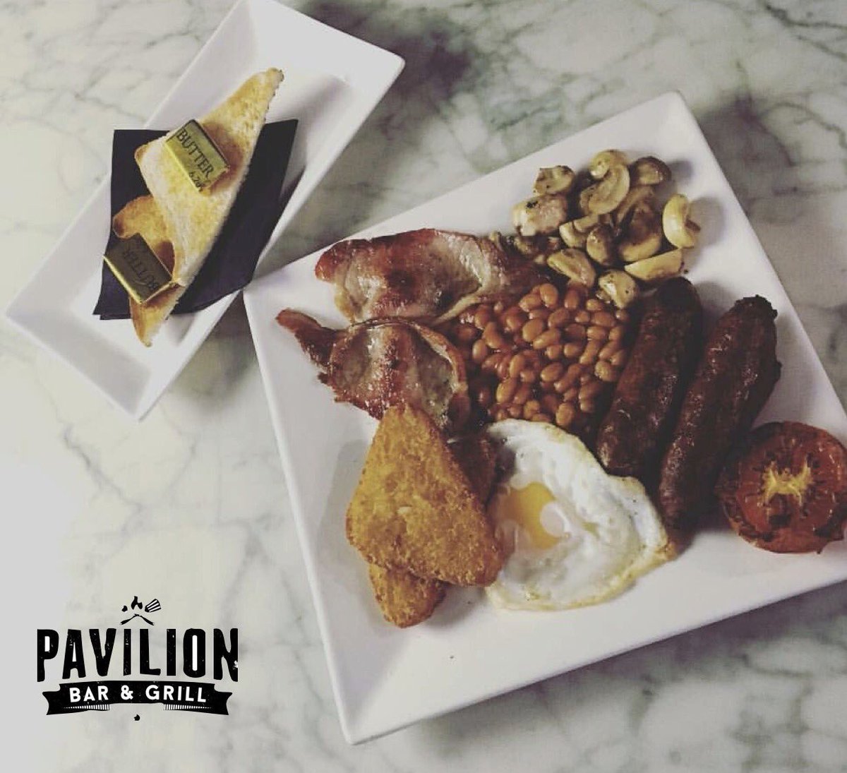 pavilion_bar's tweet photo. Stop off and fuel up this morning with our full English breakfast. 
The staple meal to any day
Just £5.95 including any hot drink... https://t.co/3N6P6FF9QQ