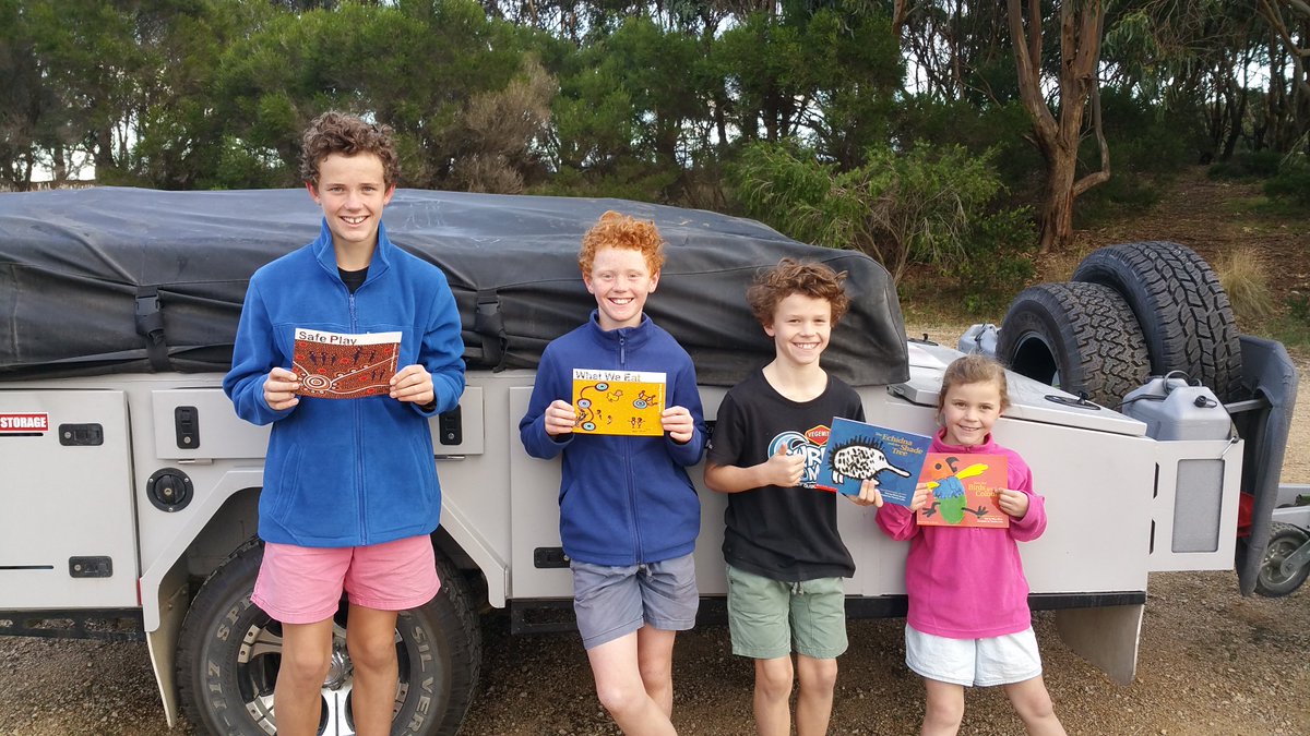 Welcome back to the Archibald family who've returned from their trip around Australia, delivering literacy packs to schools for the ALF.
