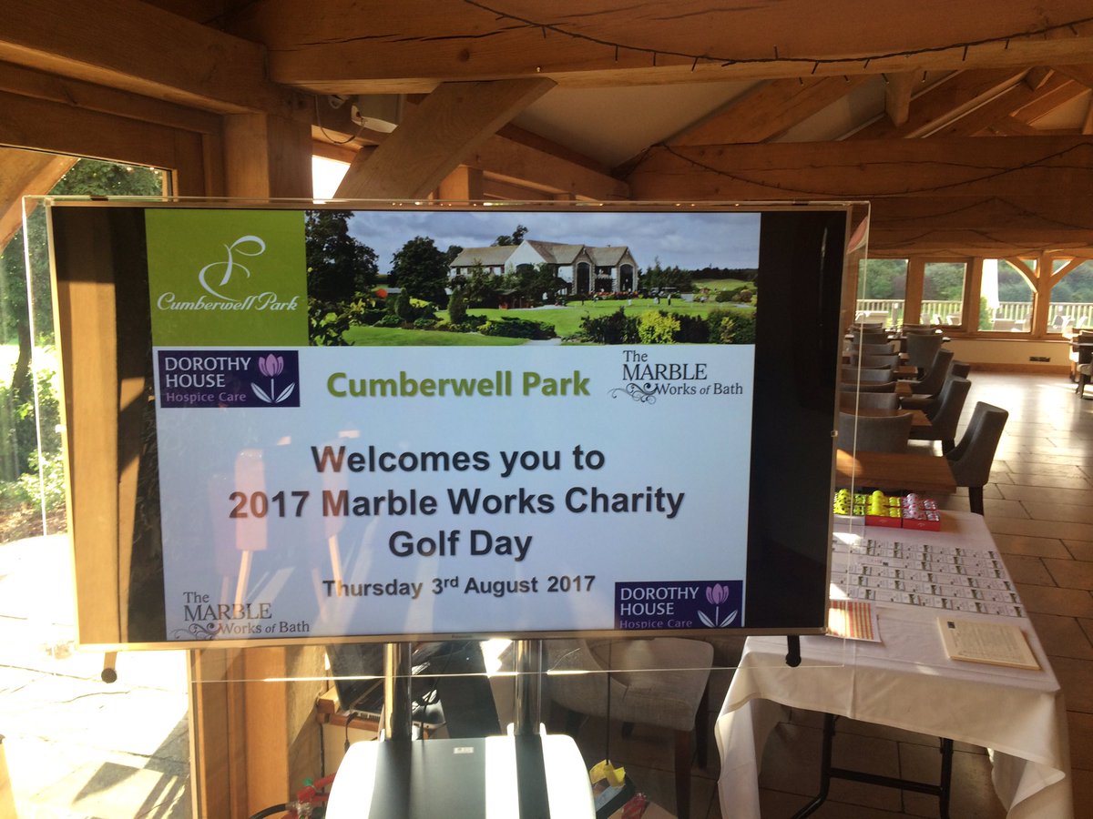 CumberwellPark's tweet photo. Lovely morning.. we are all set for the @TheMarbleWorks Golf Day in aid of @DorothyHouseHC https://t.co/KocbDWkXCY