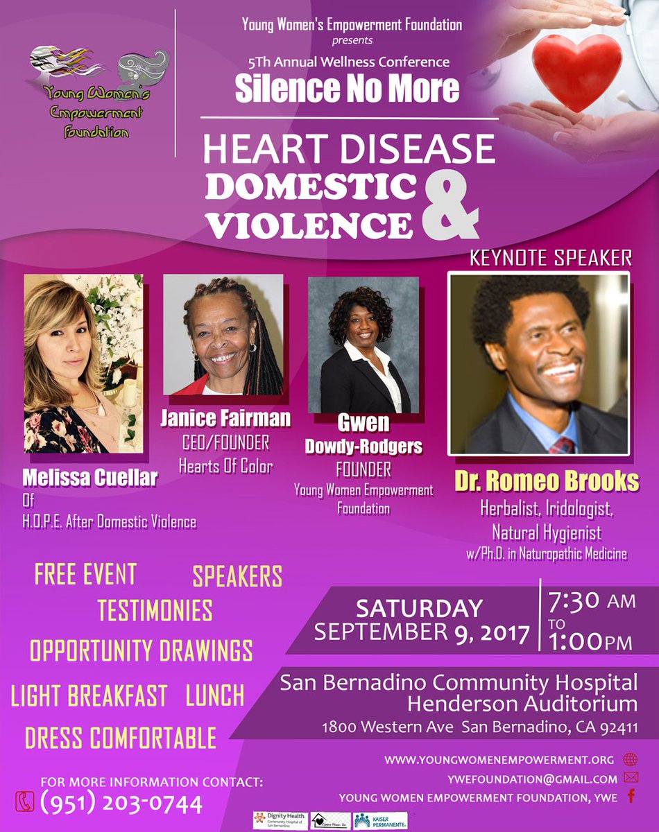 ywe_foundation's tweet photo. You are Invited to the 5th Annual Free Wellness Conference, Saturday September 9, 2017 
https://t.co/TCvoSZiIDt https://t.co/6FDlQ5SFTk