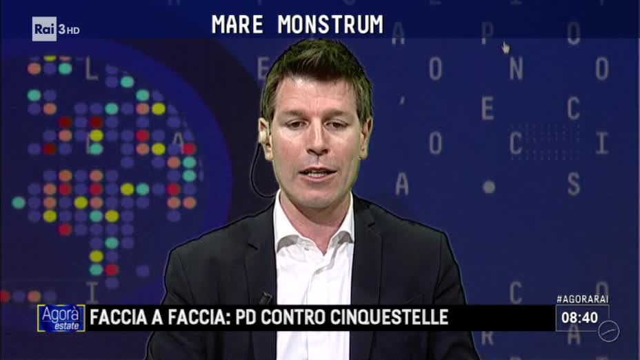 agorarai's tweet photo. "Sugli sbarchi c'è responsabilità del governo: approvò #Triton perché gli andava bene così" #Corrao #AgoraRai https://t.co/tUJ5IJWYnl