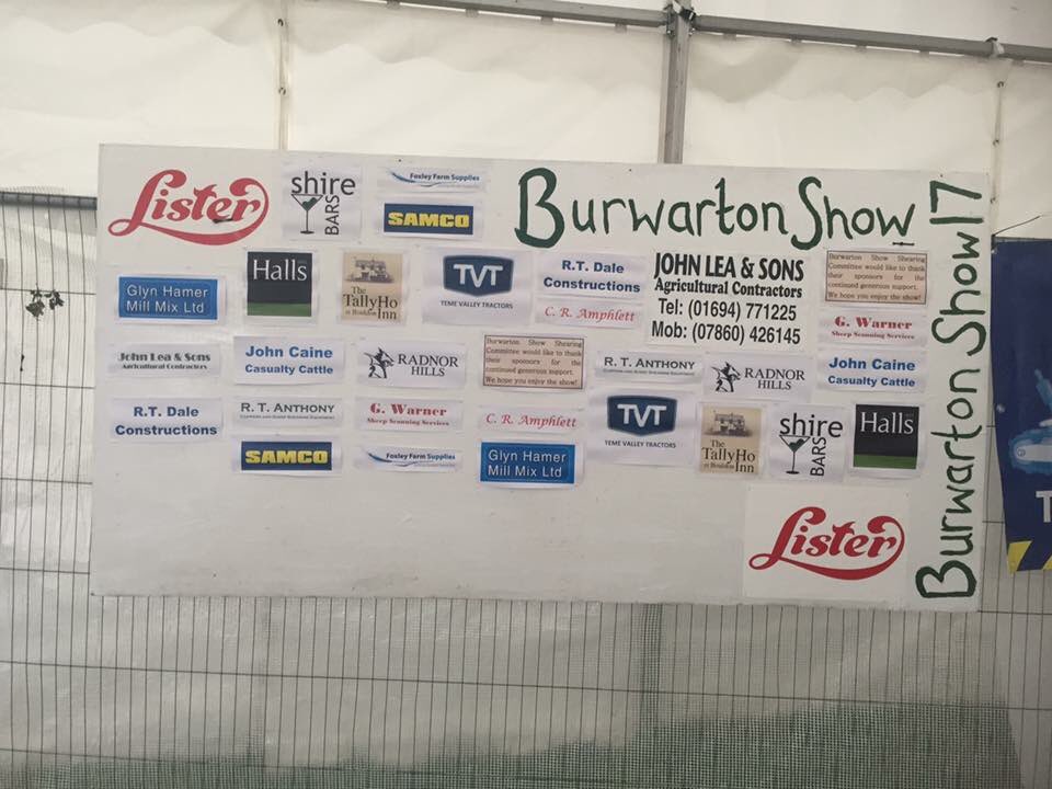 ShireBar's tweet photo. Proud to be supporting @burwarton_show #shearing comp again for another year! Hope everyone has a great day at the show! #BurwartonShow https://t.co/pIRncgIGwd
