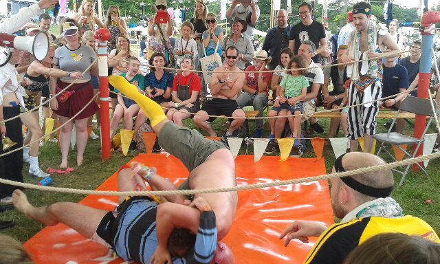 village_designs's tweet photo. Mass Musical Benches and Sock Wrestling commence at 4pm today #Wilderness17. See you at The Club House arena @WildernessHQ x https://t.co/uXdbgxz7IO