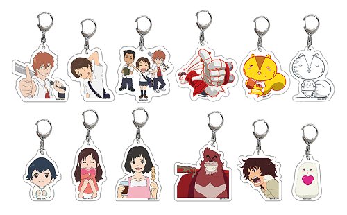 スタジオ地図　キーホルダー　細田守　全種類セット スタジオ地図SHOP」グッズのご紹介】 ・スタジオ地図 アクリル