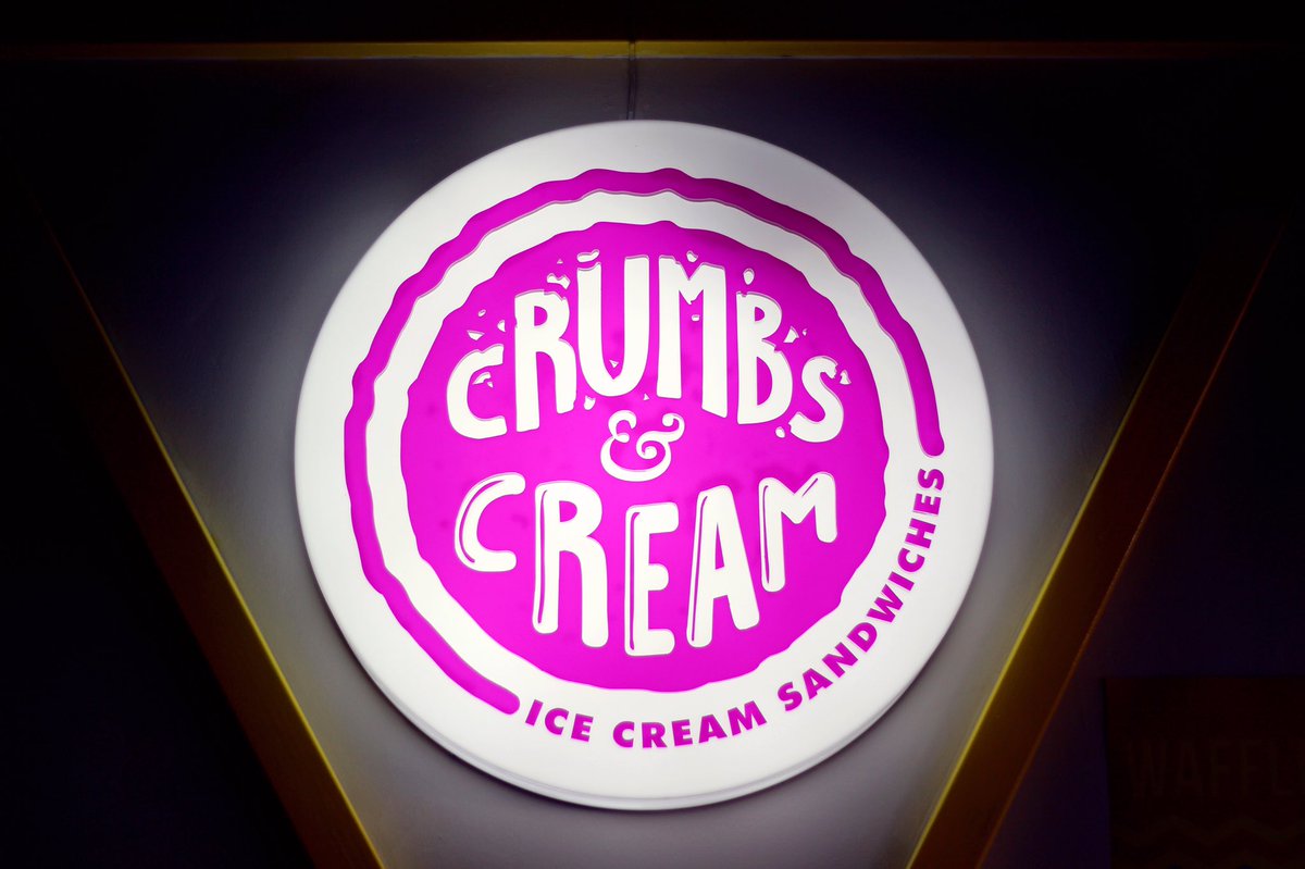 Not quite crumbs but certainly lots of cream 🍦🦄✨ <a href="/crumbscream/">Crumbs and Cream</a> 
#fortheloveoficecream #unicornfood #foodieheaven #crumbsandcream