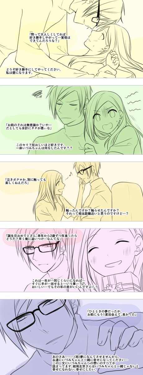 【左いづプレゼン1】
死ぬほど読みづらいし雑だけど、愛は詰め込みました
左いづはいいぞ 