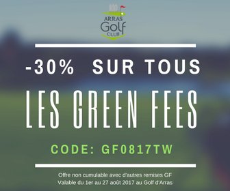 Les offres d'été continuent ! -30% sur les GF sur présentation du code : GF0817TW ⛳️ Réservations au 03 21 50 24 24