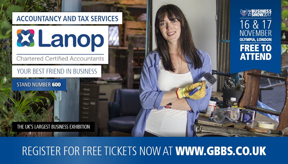 TheBusinessShow's tweet photo. 10 years in the industry and among London's best, don't miss the chance to visit #Lanop accountants at #TBS2017! https://t.co/ABVMRrlS5L https://t.co/D2eQi5rpUU