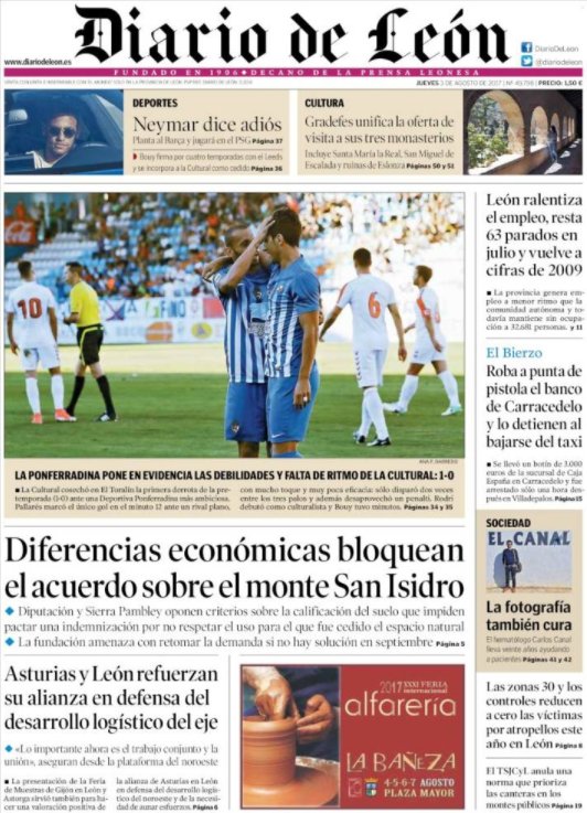 esRadio_CyL's tweet photo. 🗞️Las #portadas de los diarios @edigrup en #CastillayLeón. No te pierdas @DiarioCyLMundo, @diariodeleon, @diariodesoria y @correodeburgos https://t.co/0QypQZIqRt