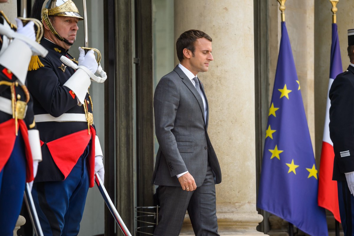 Berlaymont's tweet photo. EU News: Macron’s popularity rating drops to 33%, lowest ever for a French president https://t.co/omFnWJEpJl via @New_Europe https://t.co/MbJ0MBWfn1