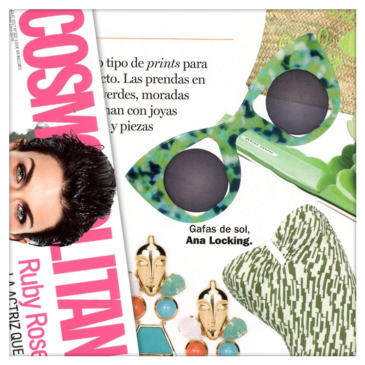 AnaLocking's tweet photo. Queen of Africa trend by @Cosmopolitan_es πΈπΎ#AnaLocking cat-eye sunglass π€ #TheThinkerLockingβ¨Thks @JoseLuisColoma π #AnaLockingSunglasses π https://t.co/VVyaUZNJfk