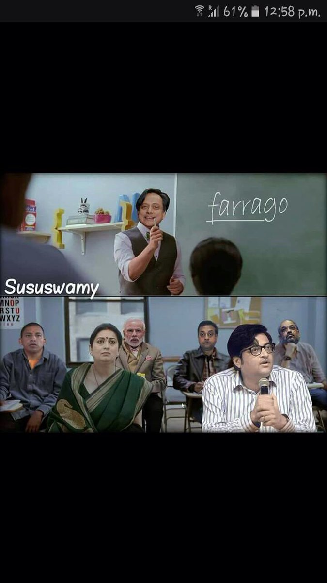 uves_ca's tweet photo. Don't mess with '@ShashiTharoor He is more educated than entire RSS battalion. '@republic 
#farrago https://t.co/3vbzuKkK95