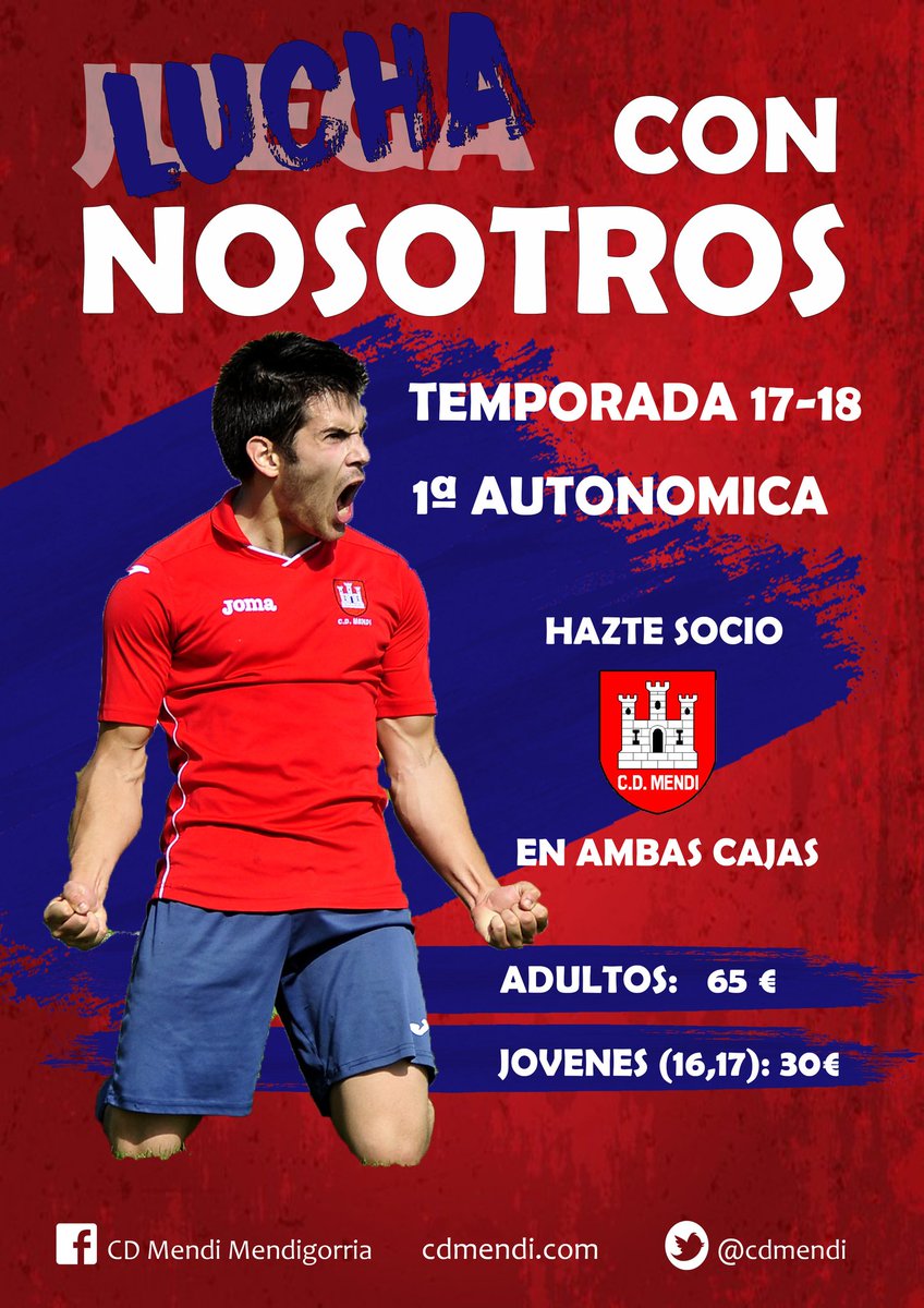 cdmendi's tweet photo. YA TE PUEDES HACER SOCI@ DE TU EQUIPO EN CUALQUIERA DE LAS DOS CAJAS. https://t.co/AI3kKnqAvh