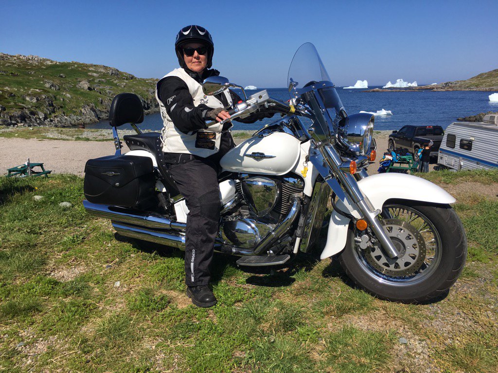 Just got back from an amazing trip to NL!!  Saw lots of icebergs!  And rode with an amazing group of friends!!