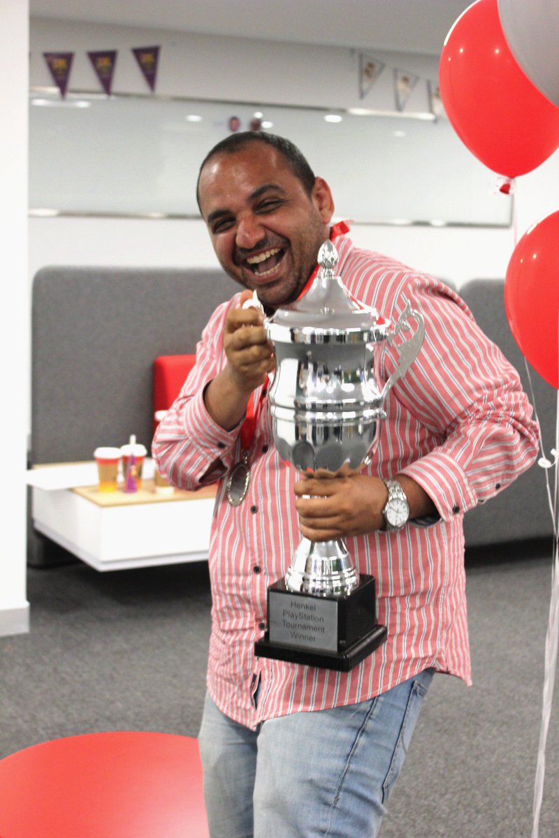 Our HR team at #HenkelEgypt organized a PlayStation tournament in their new local HQ. Of course we had some lucky winners! 🏆 🎮 🏆