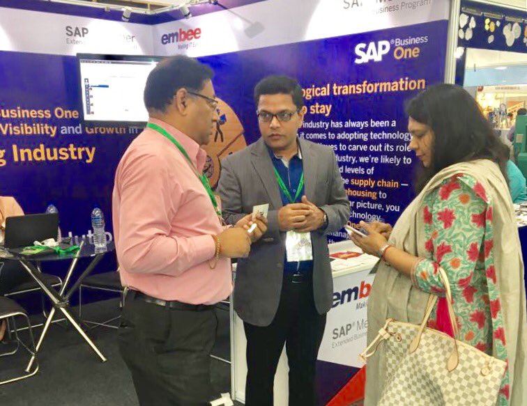 anil_marali's tweet photo. @embeesoftware @PackPlus2017 @SAPIndia @SAPBusinessOne @NitinParanjape @Erwan_philippe @MFahadHafeez @miteshrgandhi @Sku890 @satishkumarm @Nikita_g026 @SarbasisBanerj2 @amitnan Flash News✨ @PackPlus2017 #NewDelhi started. @embeesoftware showcasing #SAPBusinessOne #ERP for #SMEs #Packaging #SupplyChain @SAPIndia https://t.co/8hpIJ7fZ9S