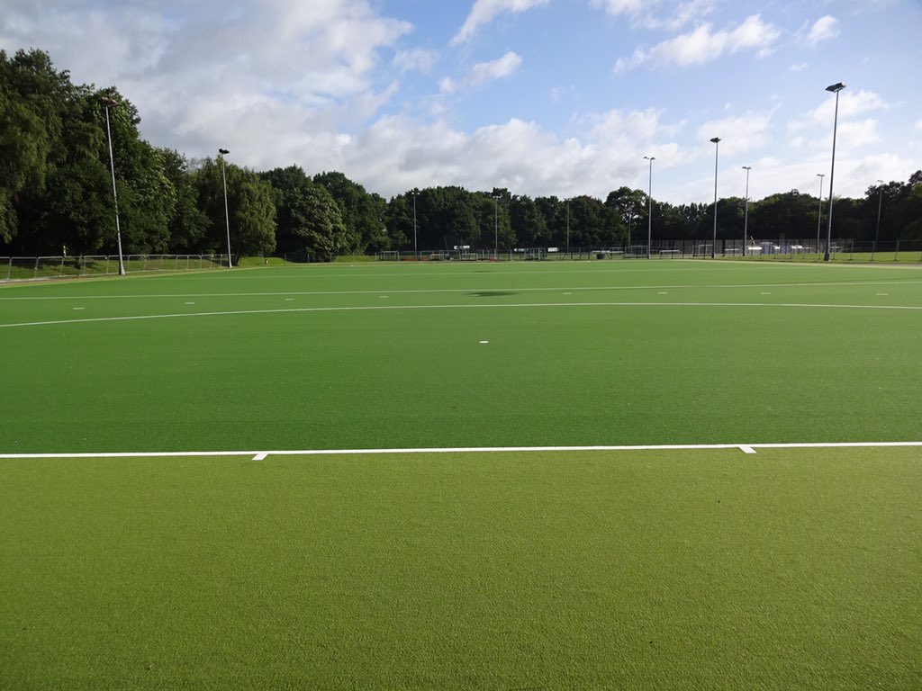 DFearnclssports's tweet photo. The new sand dressed pitch @WokingHC looking great in the early morning sun https://t.co/caYBf0dYFr