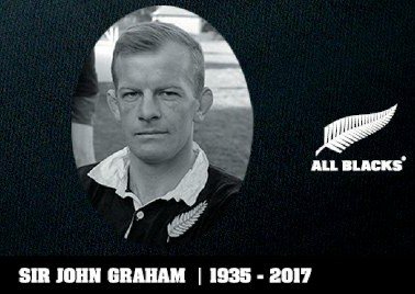 kiwifrogg's tweet image. So sad to learn of passing of Sir John Graham. For ever my English teacher and 1st XV coach, DJ was a true champion and a gentleman. #RIPDJ