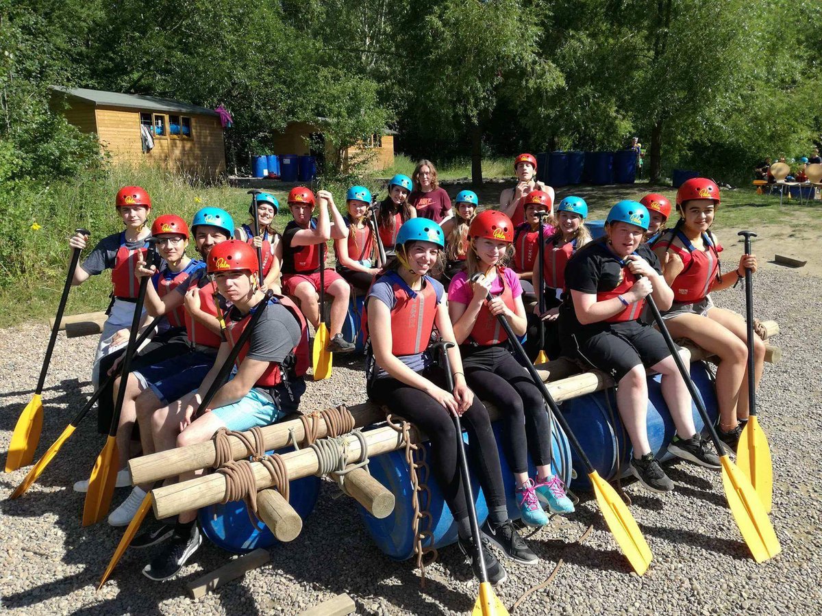 team1910's tweet photo. Throwback thursday to team raft building!!  @NCS @YouthFederation @NCSCheshireWest #teamwork https://t.co/3570pDNgOg