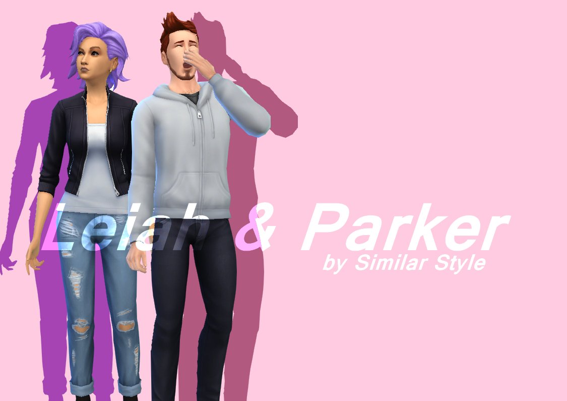cerulean_ashes's tweet image. Two new Sims I've just made! #sims4 #sims #newsims