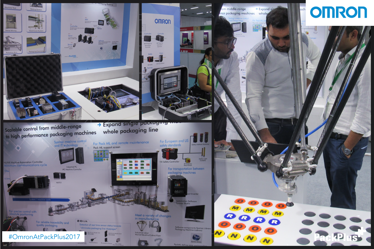 OmronIndia's tweet photo. Nice and early kick off for #OmronAtPackPlus2017 

Swing by to our booth 11.72 to learn about our packaging solutions.  https://t.co/3teldrIqsN