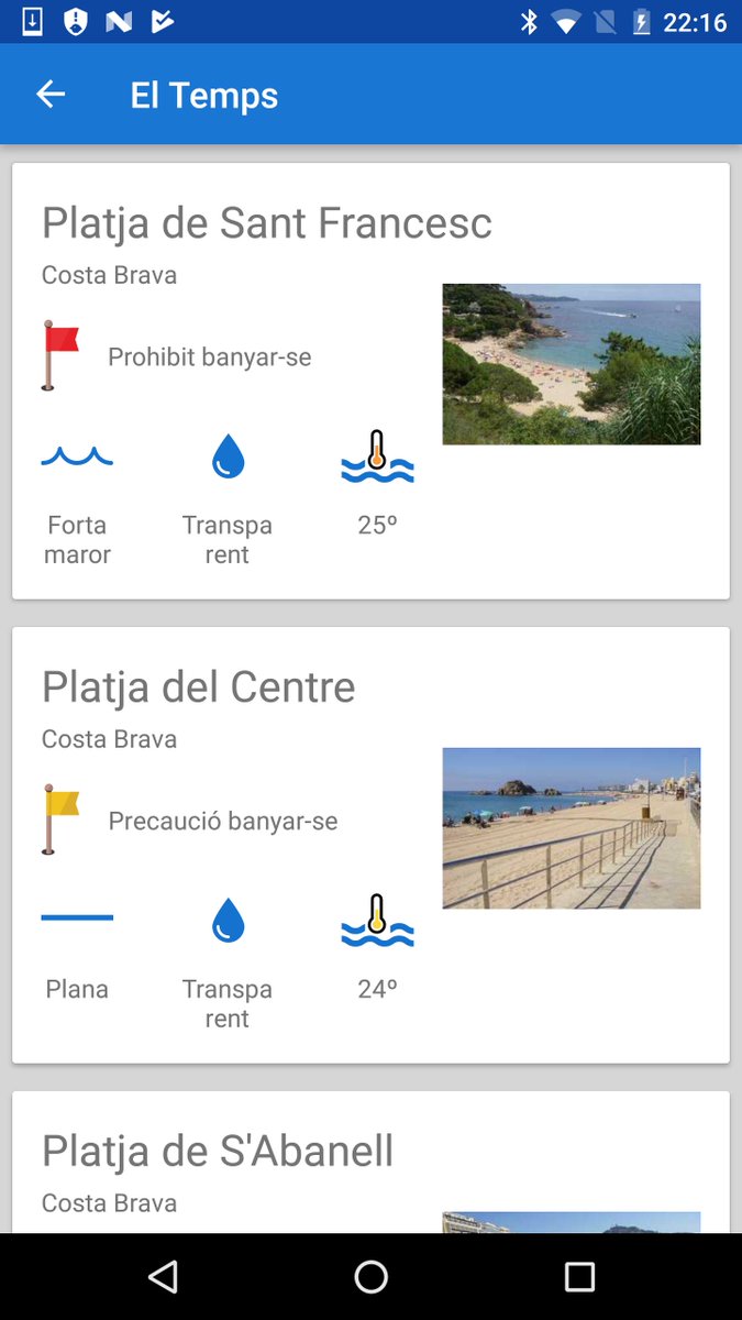 eltempsapp's tweet photo. Pujada nova versió, que entre altres millores, inclou informació detallada sobre platges i qualitat de l'aire. https://t.co/dKO5EWjWQW https://t.co/9GYQxgIgak