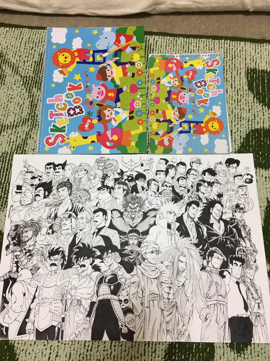 ちなみにいつもの集合絵はこんな大きさ? 
