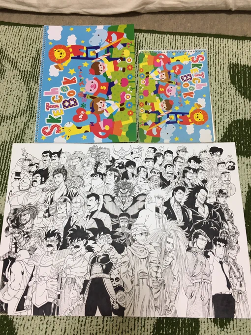 ちなみにいつもの集合絵はこんな大きさ? 