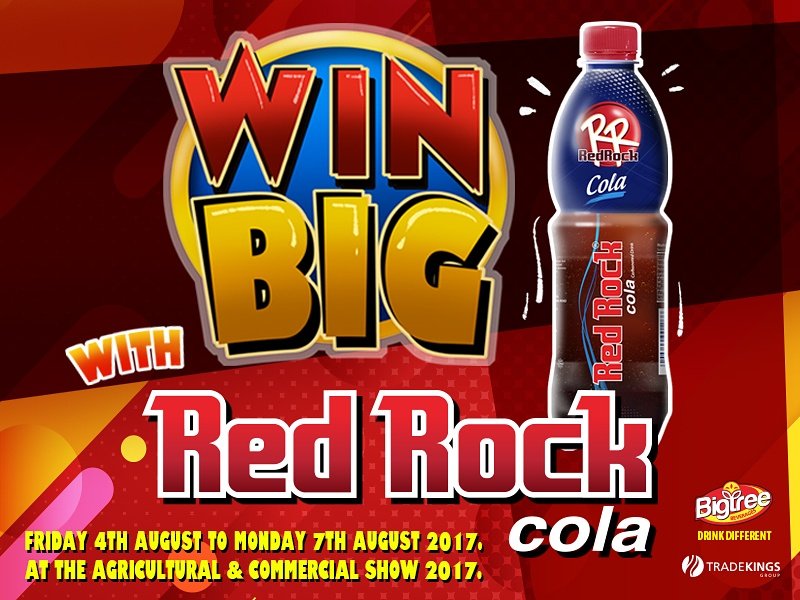 BigTreeBev's tweet photo. WinBig with RedRock Cola
at this year's Agriculture and Commercial Show!!! #RedRockCola #BigTreeBeverages #TradeKings https://t.co/GcAvQagHzc