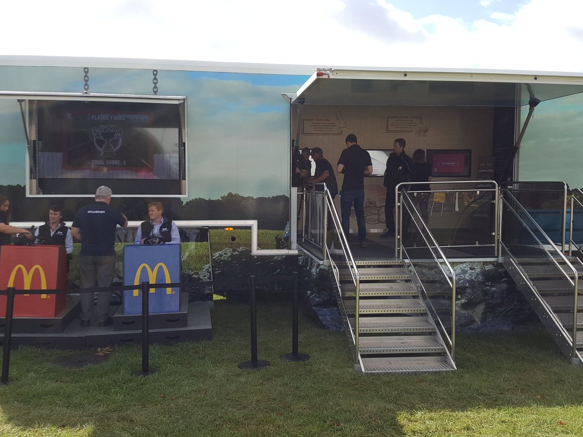 sap116's tweet photo. Today I will be mostly at #CountryfileLive  with @McDonaldsUK #foodsteps. https://t.co/w4nqmljYhT
