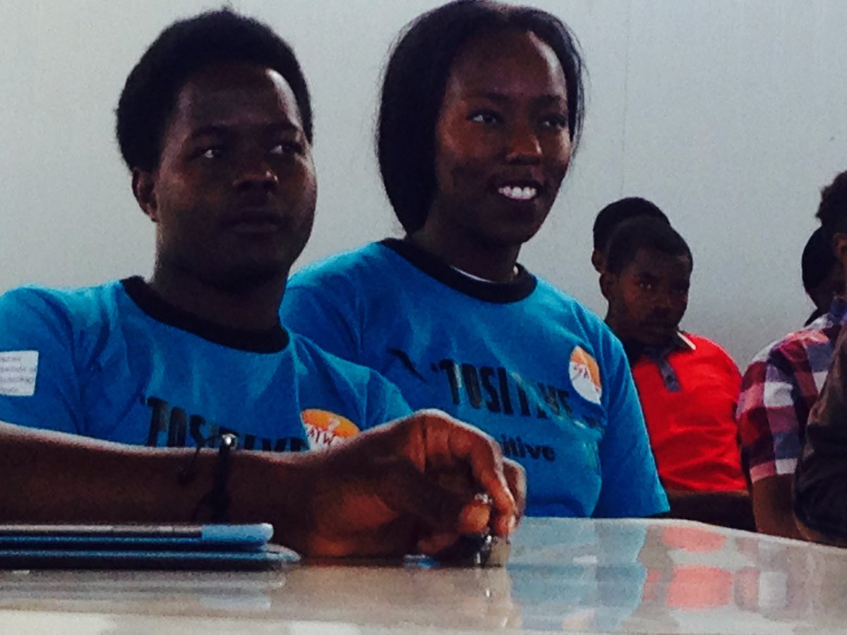 SaywhatHIT's tweet photo. Giving out information about SRHR issues with these two on the forefront... the President's office https://t.co/roXqdmM9aQ