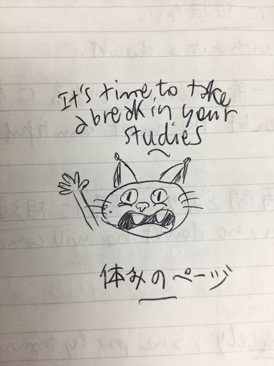 僕の日本語帳は格好悪い落書きだらけだ。(虫の絵はよしだじゅんこの「子供図鑑」から絵が書き写した) 