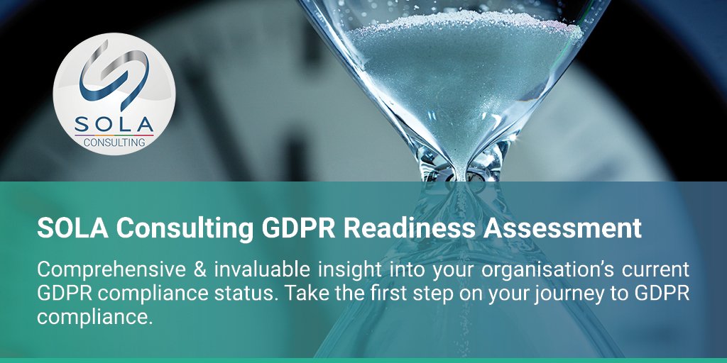 SOLA_GROUP's tweet photo. We are perfectly positioned to help your organisation become #GDPR compliant. Request a consultation https://t.co/Dj0qQqrLtO #SOLAConsulting https://t.co/MfnkLdV8mL