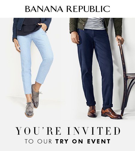 It's all about the Sloan &amp; the Rapid Movement Chino. Try them on today at our Try On events at 80 Bloor, <a href="/CFtoeatonCentre/">Toronto Eaton Centre</a> &amp; <a href="/YorkdaleStyle/">Yorkdale Style</a>.