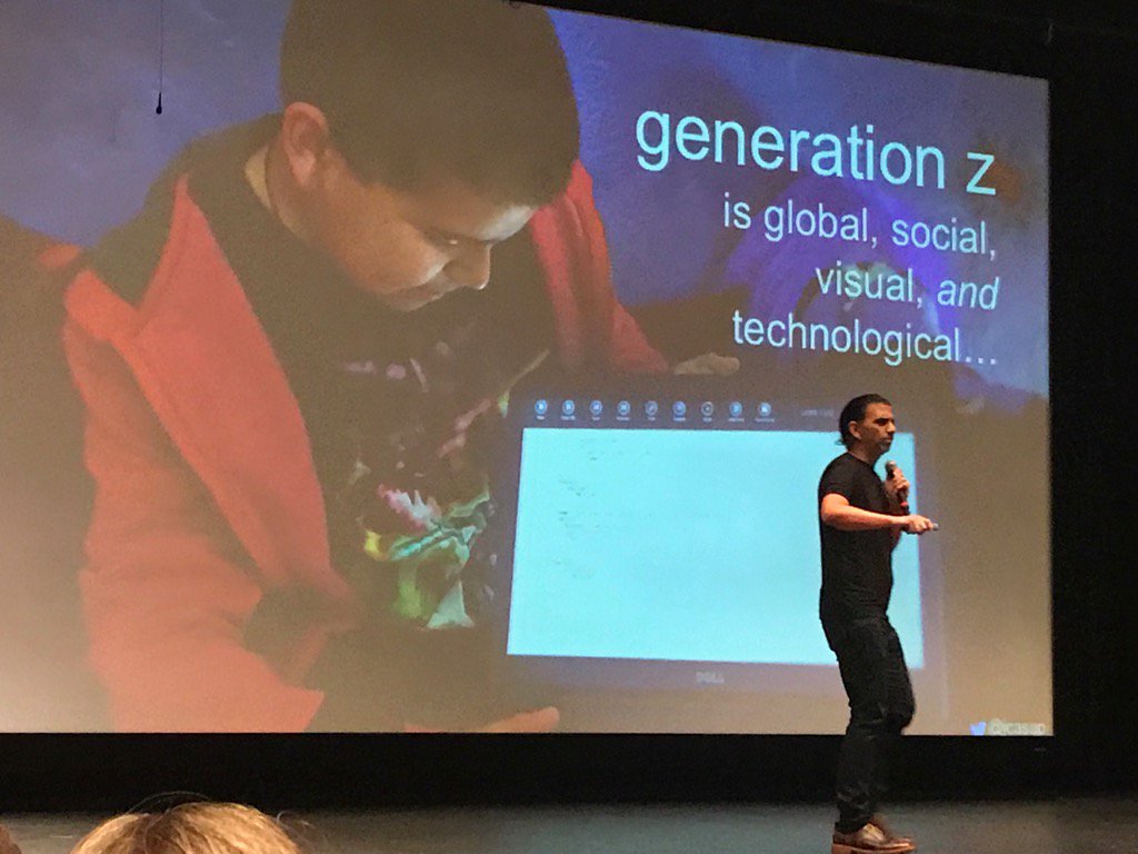 We are educating the first generation that doesn't know life w/o technology.
#engageNISD <a href="/Gene_Pike/">Gene Pike</a>
