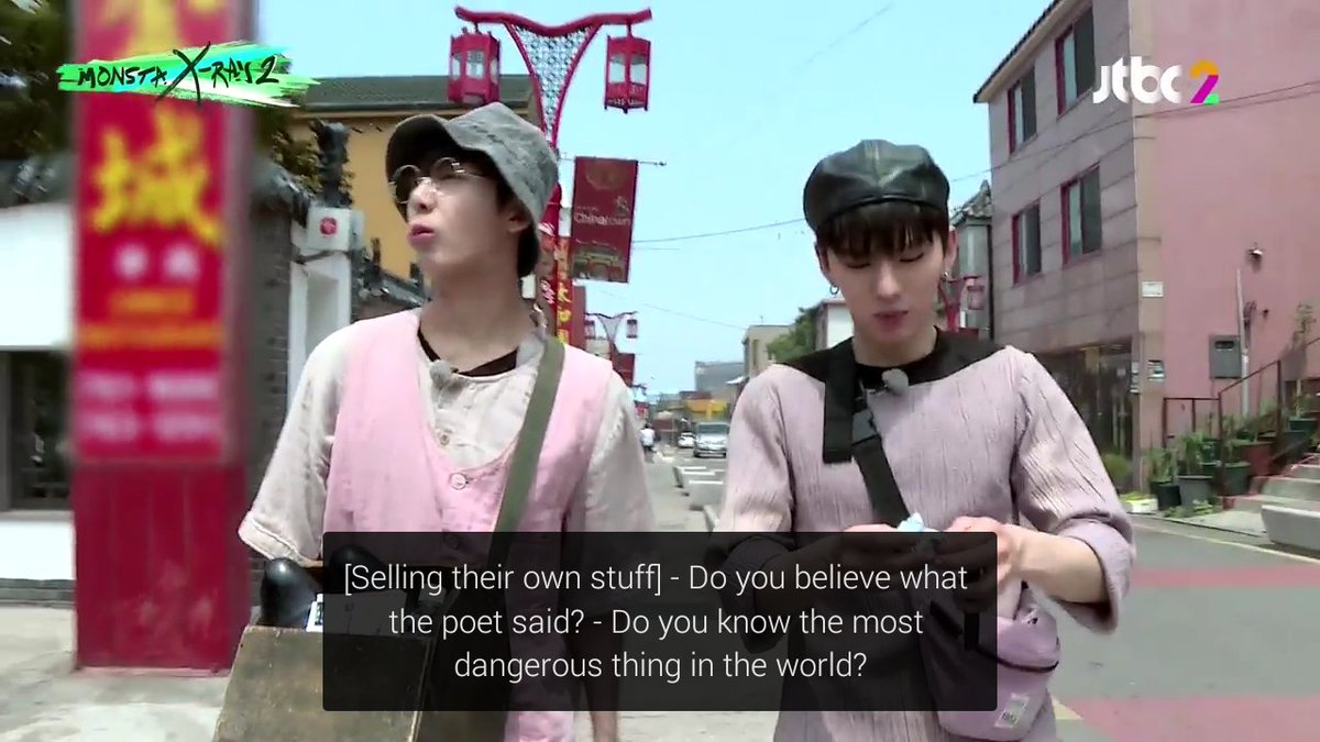 hyungwonope's tweet photo. " most dangerous thing in the world is believing what minhyuk said. " - kihyun 2k17 https://t.co/egiHA8jcbP