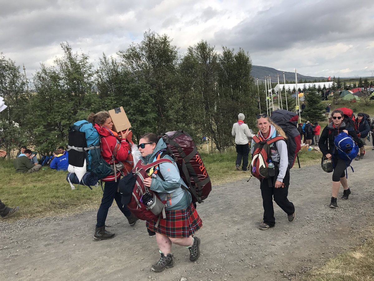 ScoutMoot2017's tweet photo. Last participants going off site, going home, or continue their journey in a post tour around Iceland! Safe travels everyone #moot2017 https://t.co/HmlgE3nLEf