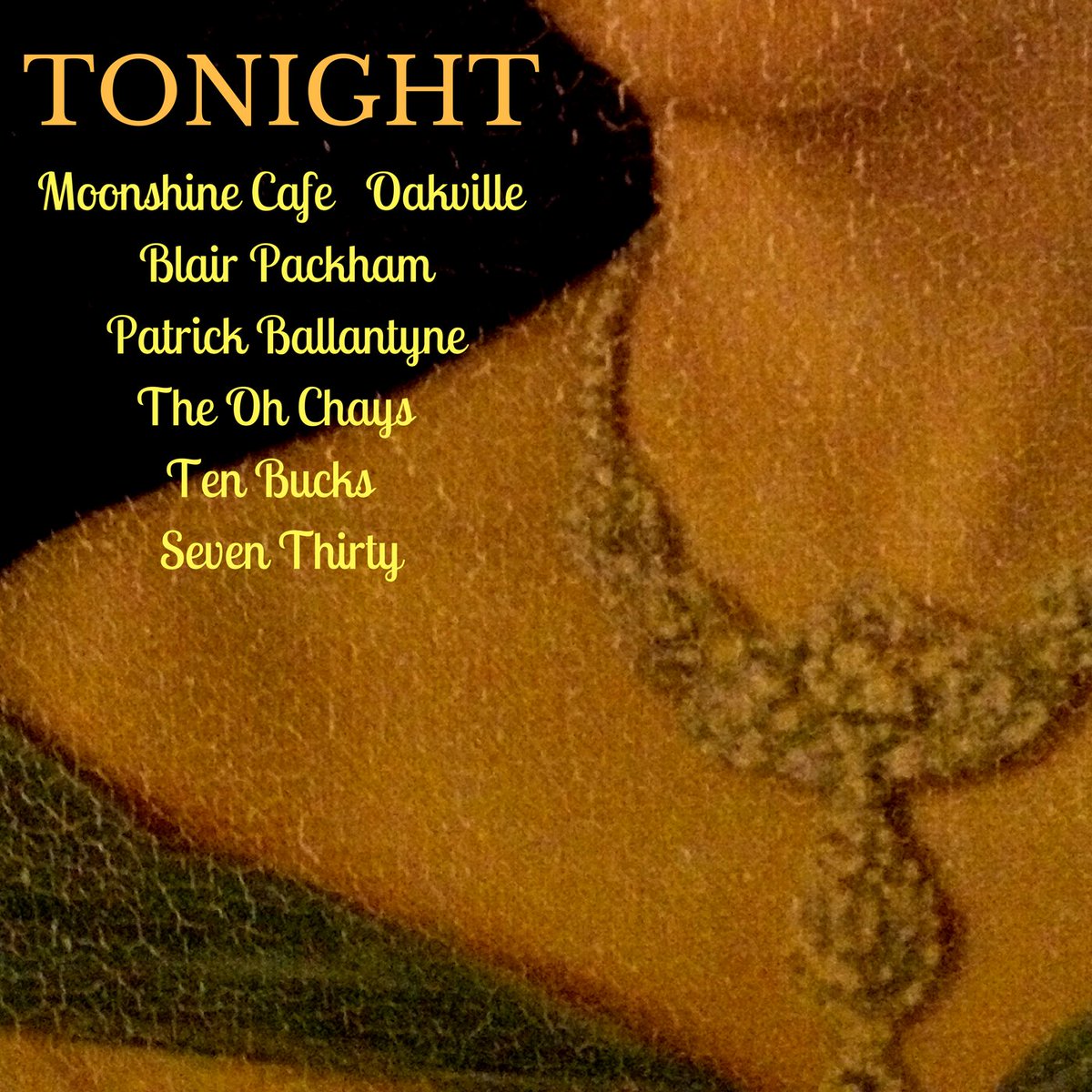 C'mon out!  #oakville <a href="/MoonshineCafe/">Moonshine Cafe</a> <a href="/pjrballantyne/">Patrick Ballantyne</a> @blairpackham #pop #folk #blues #soul #singersongwriter #zazzamatazz