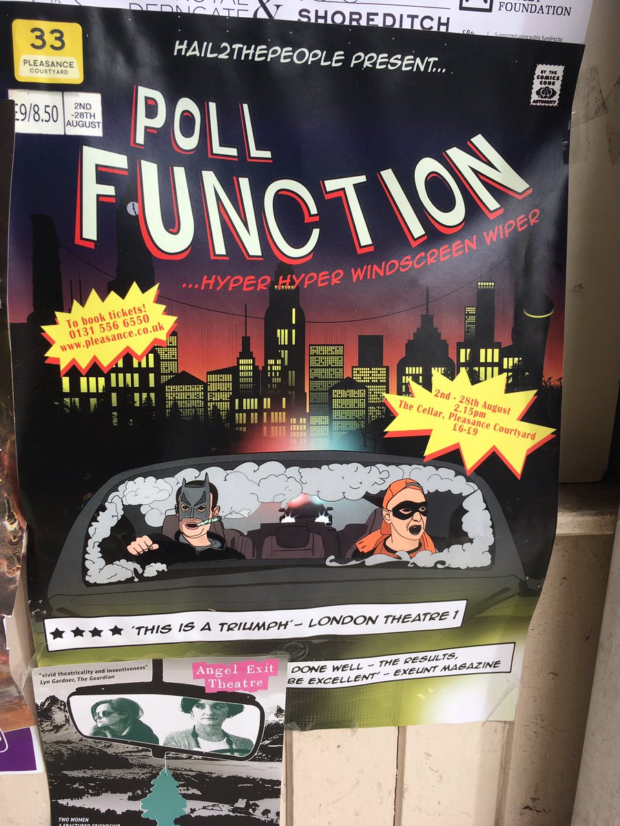 thementalshow's tweet image. Just seen #pollfunction @ThePleasance WOW! Go see this fab performances and writing! OOOOSH OOOSH @hailtothepeople