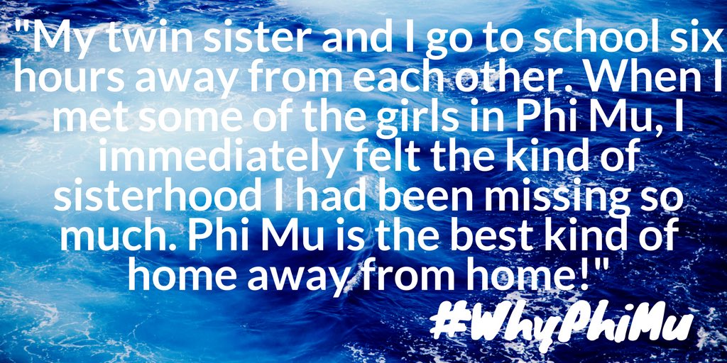 IllinoisPhiMu's tweet photo. Our sister, Kate Donlin, shares with us her Phi Mu Story! #WhyPhiMu https://t.co/EH1pmPteqf