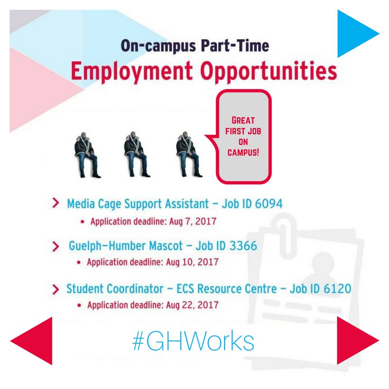UofGHstudents's tweet photo. HIRING: On Campus jobs! Take a look at these great opportunities on #GHWorks! #UofGH #StartedOffLocal #NowIKnowG4PilotsOnAFirstNameBasis https://t.co/uZR4n71bmm