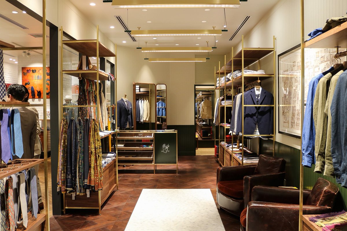 CliveSallArch's tweet photo. A recently completed project for @drakesoflondon  #design #fashion #menswear #architecture #thursday https://t.co/GeqGAkUOVx