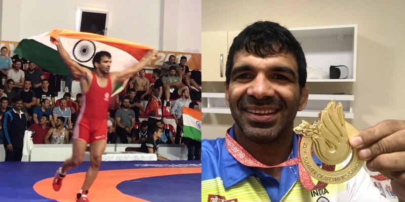 _SocialStory's tweet photo. Amidst silence and apathy, India’s #Goonga Pehalwan brings home third #Deaflympic gold medal
#VirenderSingh https://t.co/yGOLvMBVwX